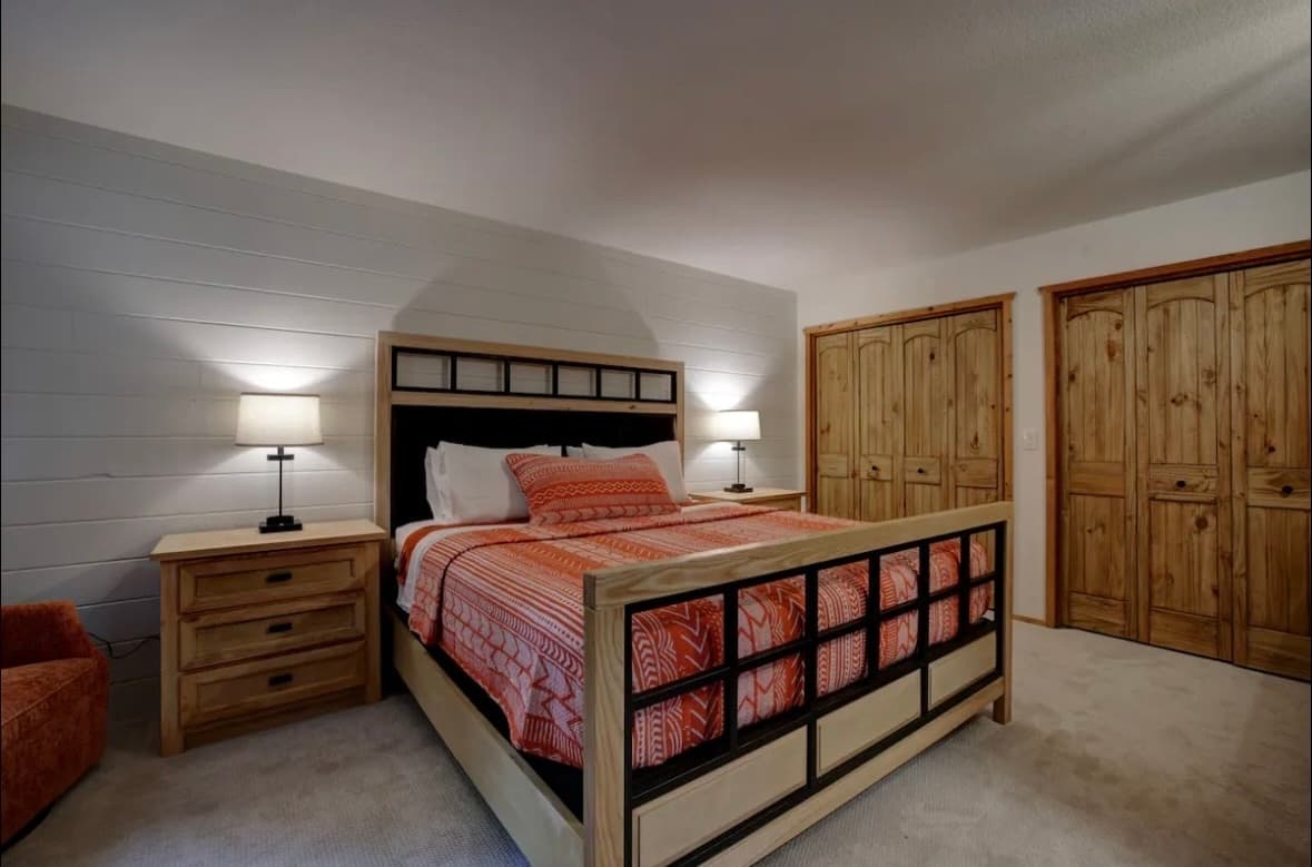 Sparkling clean shower after deep cleaning