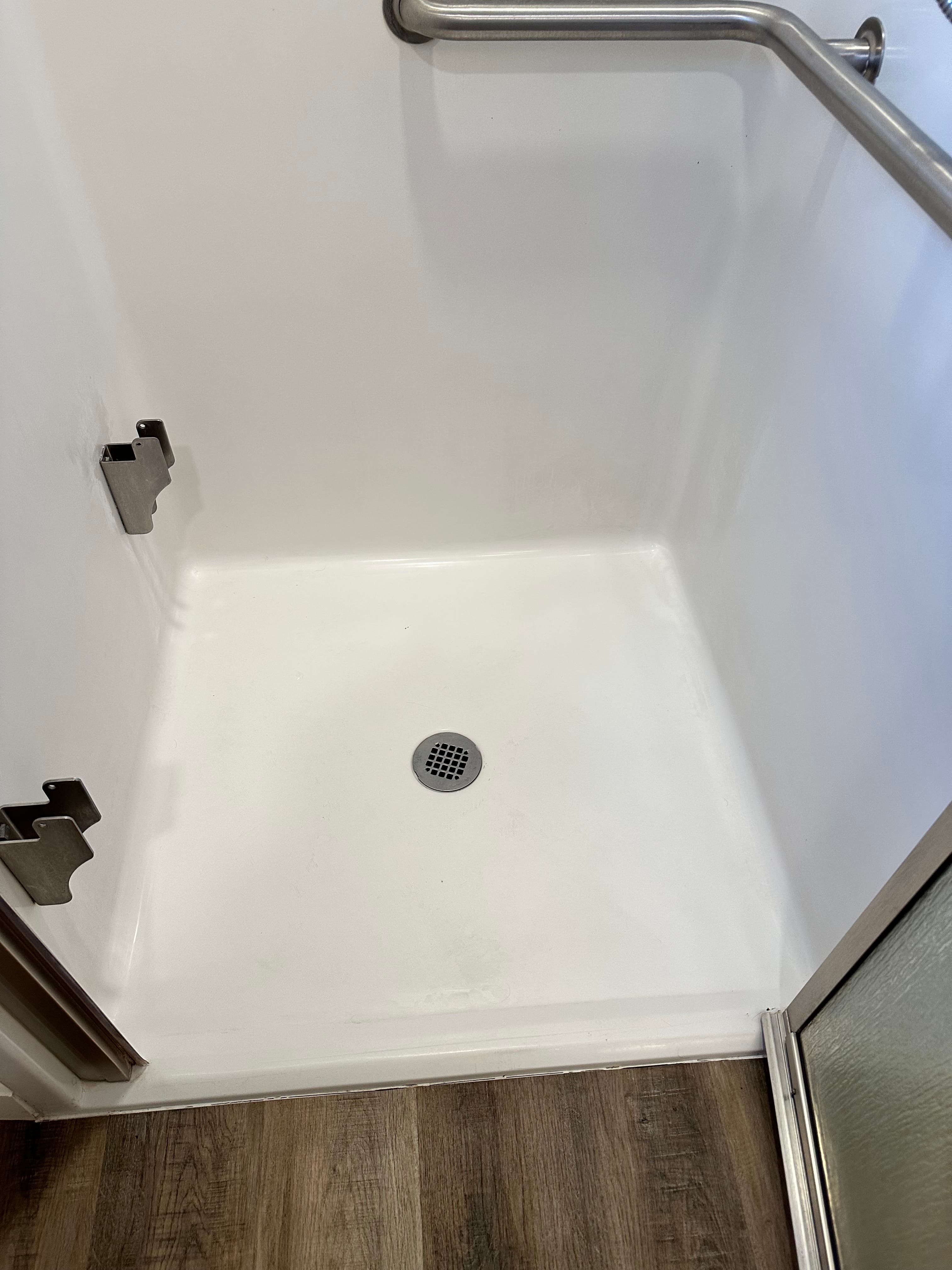 Clean stair railing transformation