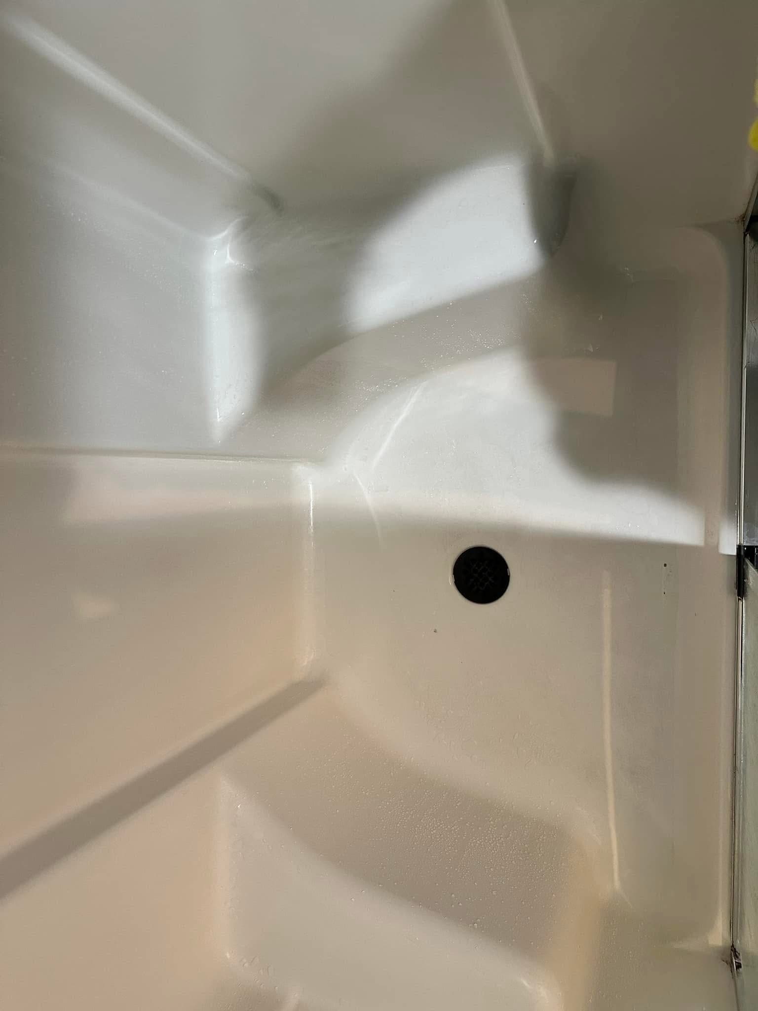 Sparkling clean kitchen sink - After